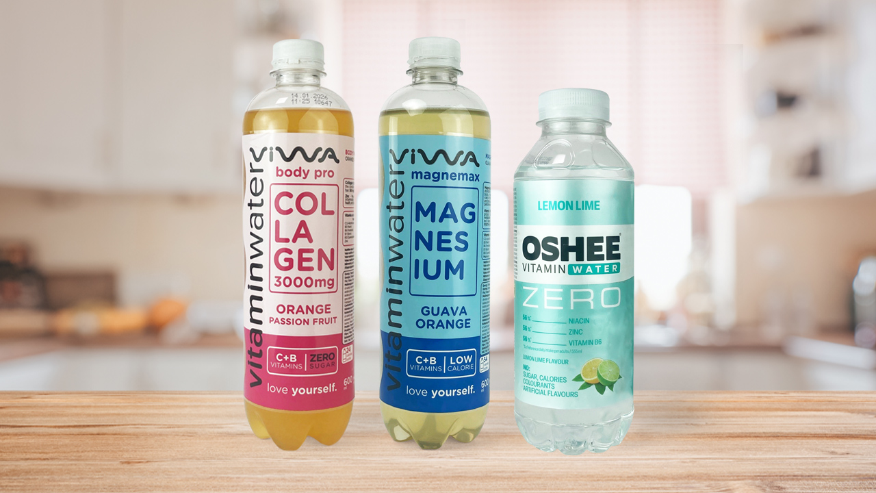 3 botellas de vitamin water