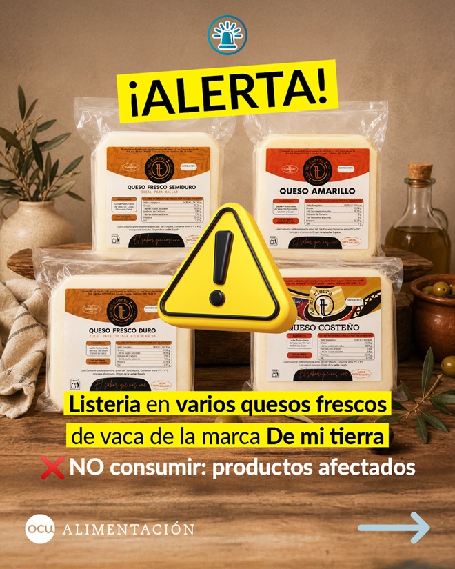 listeriosis queso fresco vaca De mi Tierra