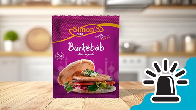 Burger de pollo Burkebab afectado por salmonela