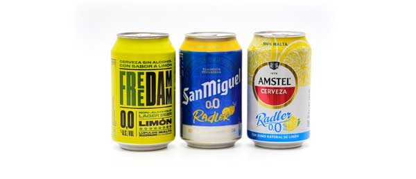 Radler 0,0%: cerveza con limón sin alcohol