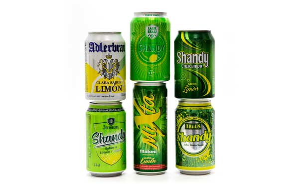 Shandy: cerveza con limón en lata