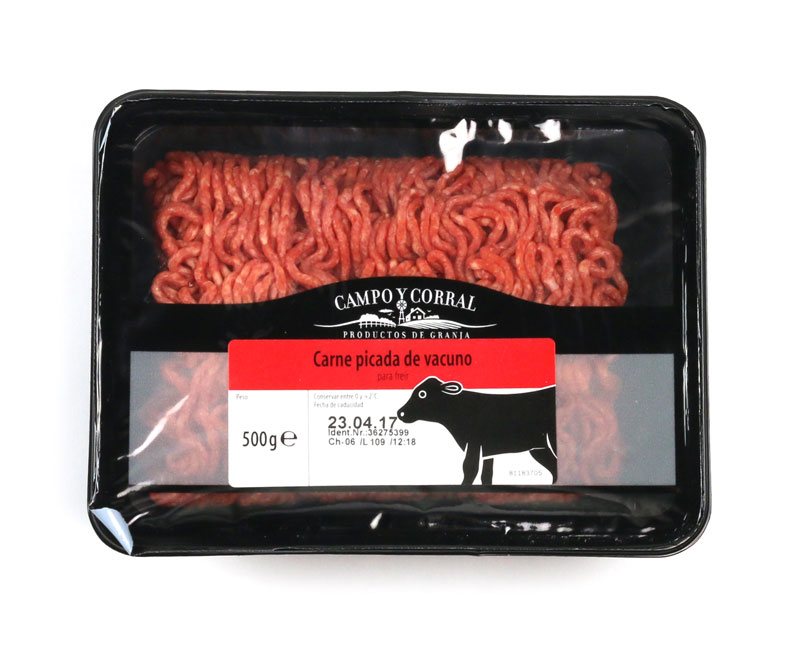 carne picada preparada Campo y corral