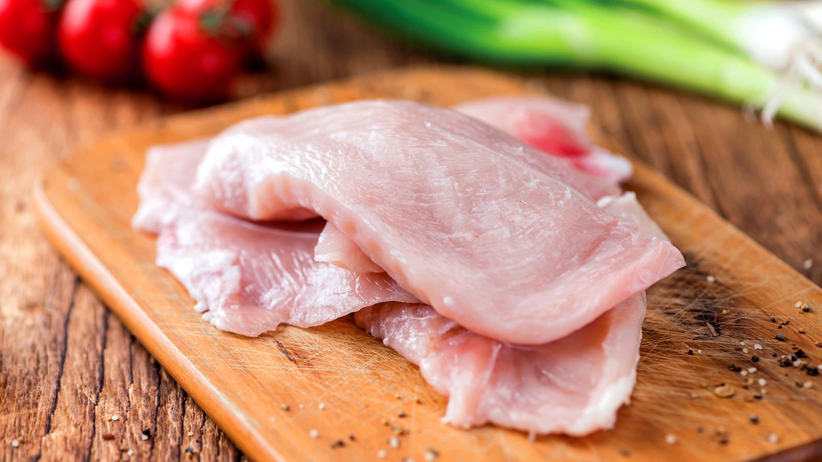 carne fresca de pollo y pavo