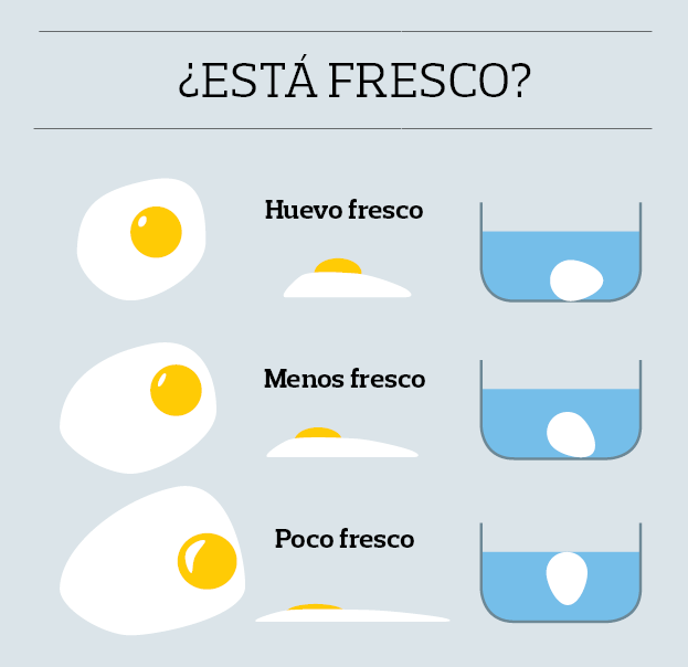 Cómo saber si un huevo está fresco