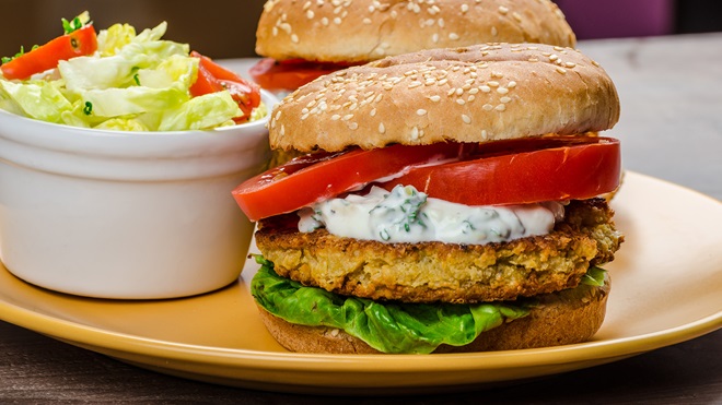 veggie burger