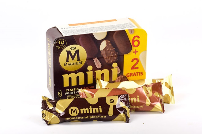 caja de minihelados surtidos Magnum