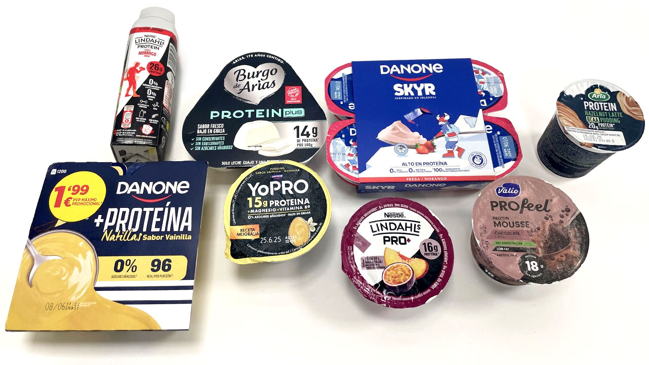 productos lácteos enriquecidos con proteínas