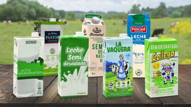análisis leche semidesnatada