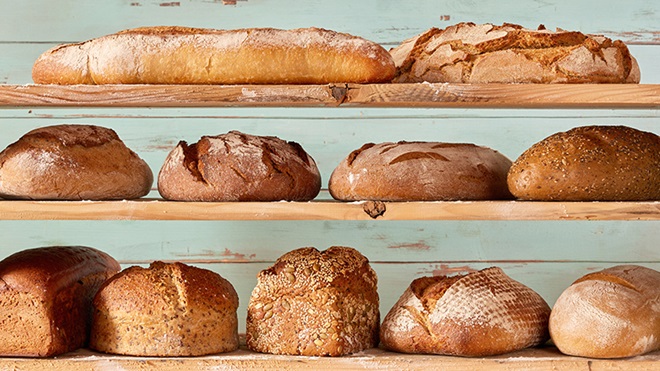 Diferentes tipos de pan