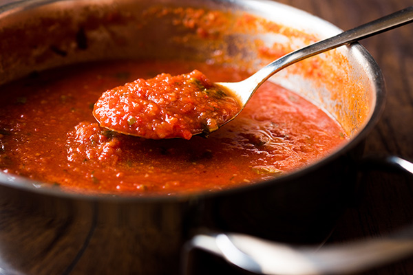 salsa de tomate casera