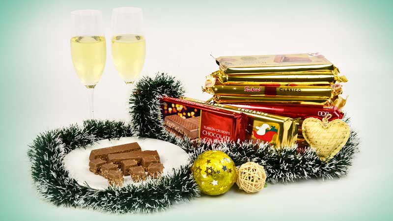 turrón de chocolate