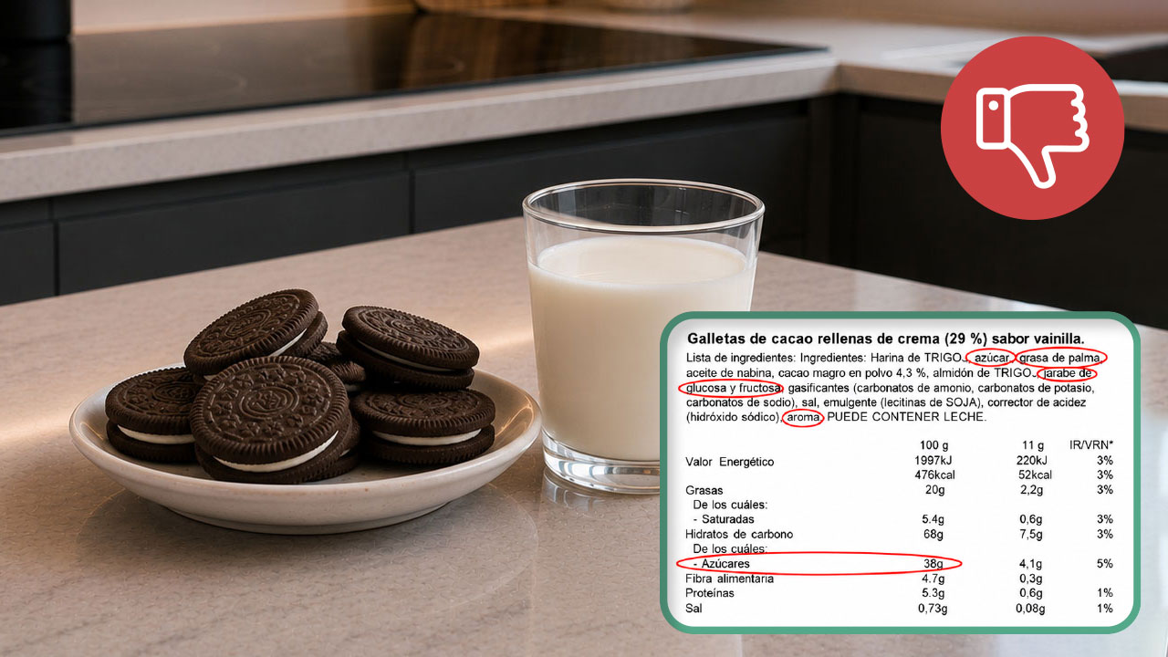 Galletas no saludables