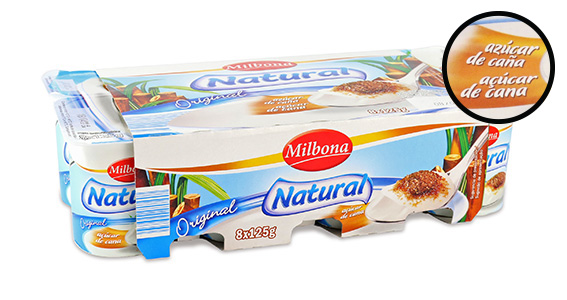 azúcar de caña yogures