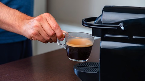 café intenso de cápsula