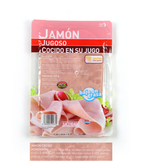 etiquetas de alimentos