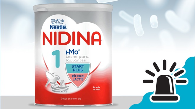 leche en polvo contaminada