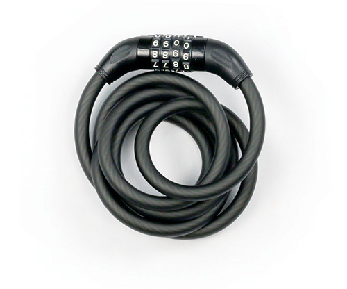Candado de bicicleta de cable o espiral