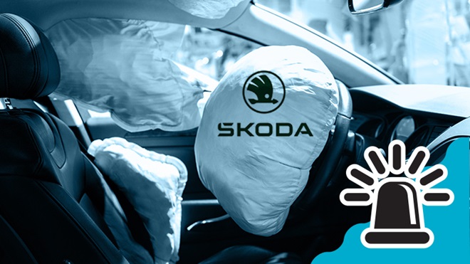 alerta airbag defectuoso coches Skoda