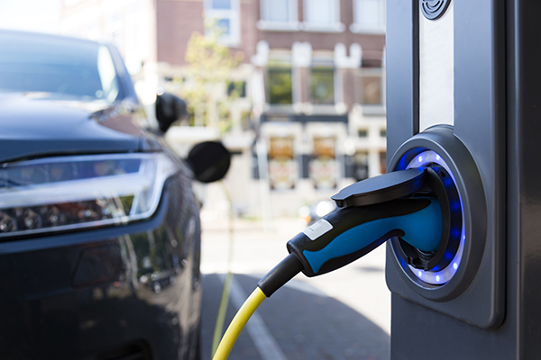punto de recarga de coche eléctrico