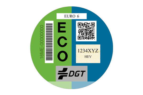 Etiqueta ECO de la DGT
