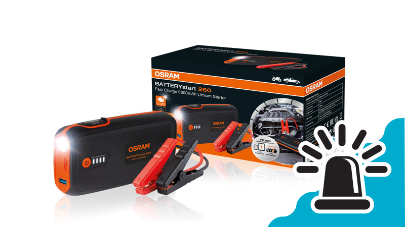 Cargador batería Osram Batterystart  260