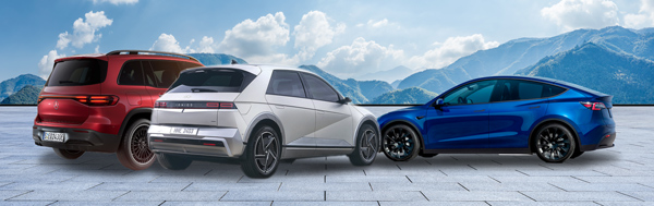 Tesla Model Y, Mercedes EBQ y Hyundai Ioniq 5