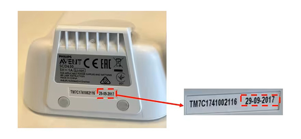 Verificar fecha vigilabebés Philips Avent