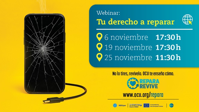 Invitación webinar Derecho a reparar - noviembre 2025