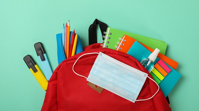 vuelta al cole con mascarilla