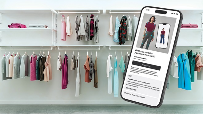 comprando ropa online con el móvil