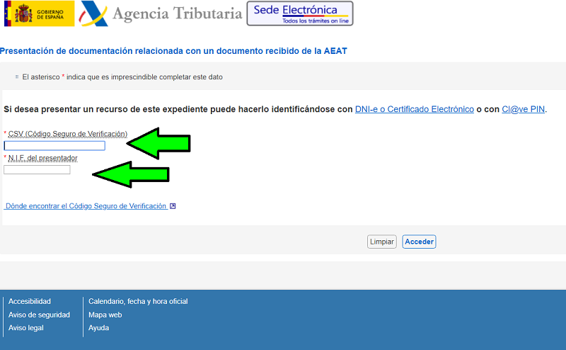 declaración paralela de Hacienda
