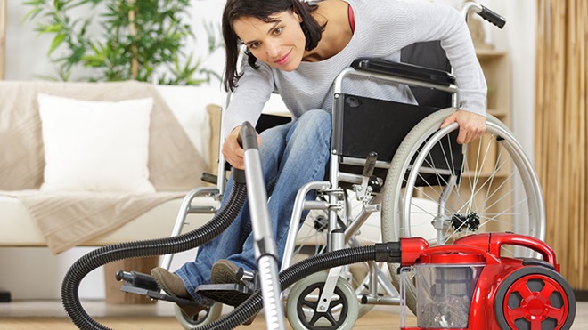 electrodomesticos accesibles- aspirador para personas con dicapacidad