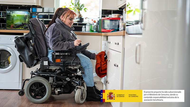 electrodomesticos accesibles - evaluacion de lavadoras y logo ministerio de consumo