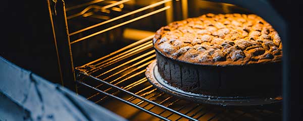 bizcocho en el horno