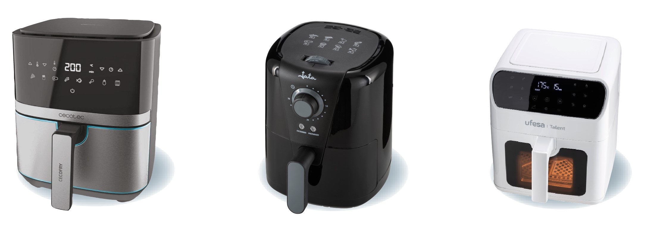 Freidoras de aire Cecotec Fullinox - Ufesa Talent - Jata JFR 1221