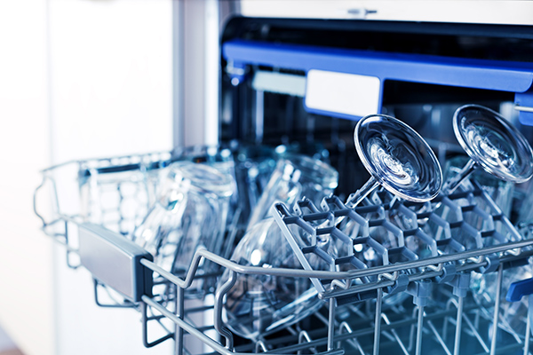 soporte para copas integrado en lavavajillas