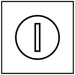 lavavajillas simbolo apagado enecendido