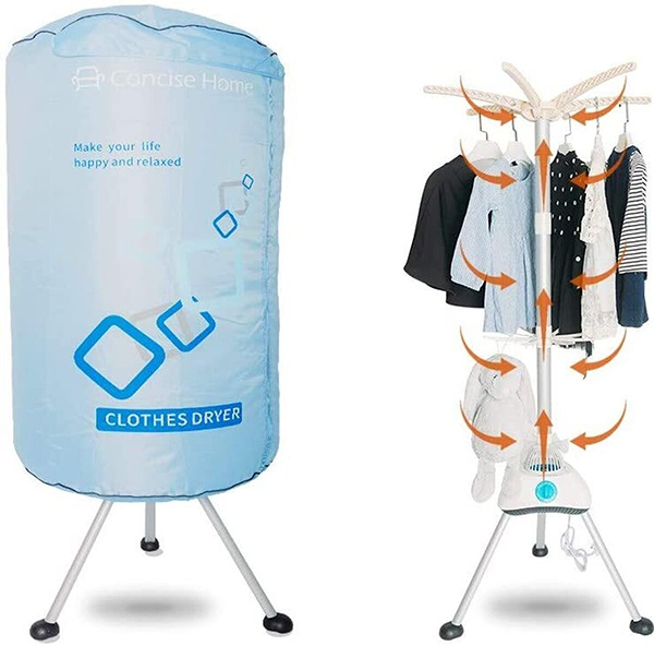 secadora portátil tipo perchero