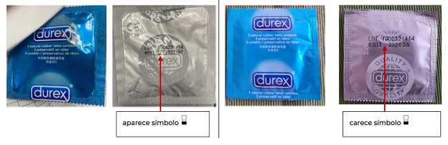 durex falsos