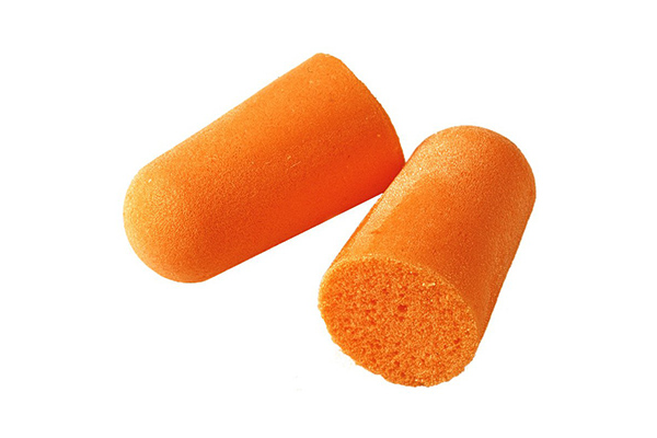 tapones de oído de espuma