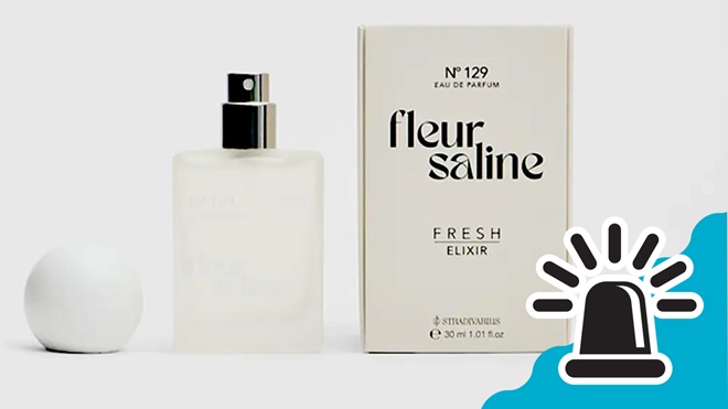 alerta del cosmético Fleur Saline de Stradivarius
