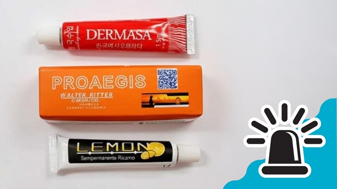 Retirada de cremas Lemon, Dermasa y Proaegis
