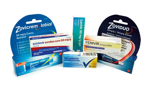 Pomadas antivirales para tratar una calentura en el labio