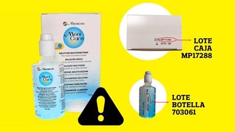 Retirada lentes de contacto MeniCare