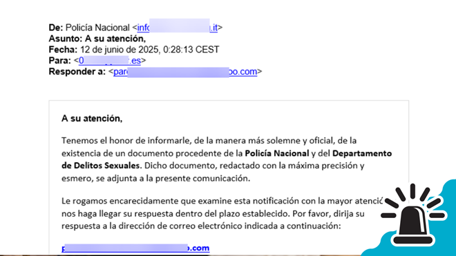 ejemplo phishing policia