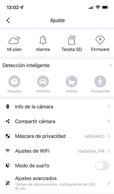 ajustes