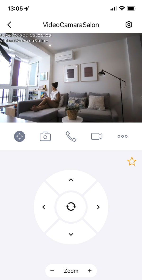 mover 360 grados la camara