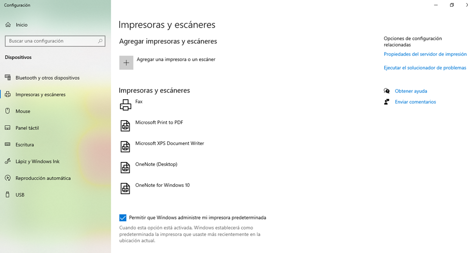 controlador impresora
