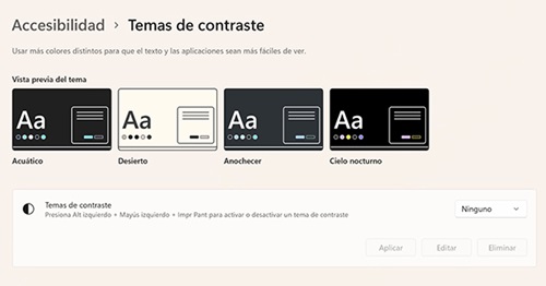 ajustar contraste