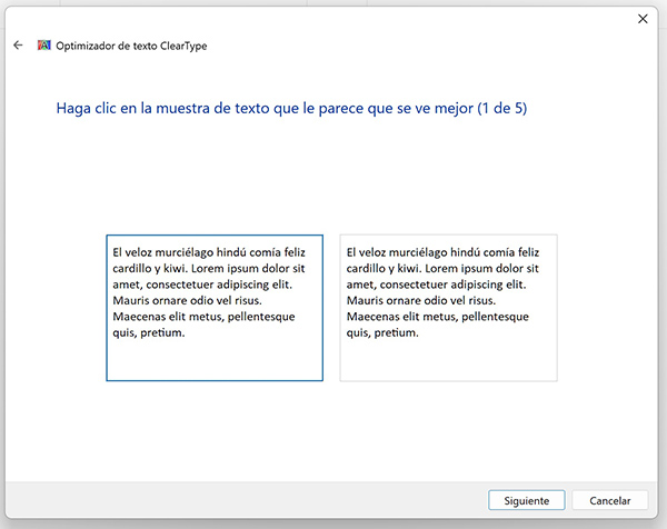 optimizador clear type